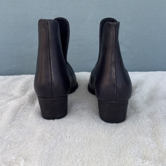 EUC Free People Black Chelsea Ankle Boots with Pointed Toe EU 36 Leather Western - Picture 4 of 10